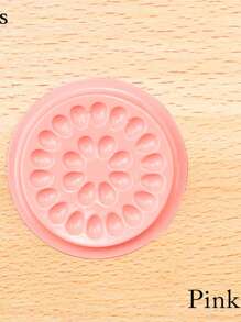 HMQ beauty 50 件睫毛胶水架假睫毛胶水架睫毛延长胶水架托盘垫睫毛延长工具假睫毛胶水架托盘塑料花形睫毛延长胶水托盘垫带自粘背面用于睫毛延长美甲或纹身墨水应用工具 - 粉色 - 粉色 - 查看 14