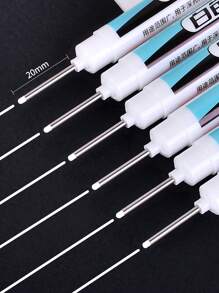 3pcs White Markers, (0.7mm, 1mm, 2.5mm) Nibs, Deep Hole Markers , Perforation Positioning/Quick Drying Waterproof/Tile Marking, Perfect For Carpenters, Architects, Glass, Tyres And Art Projects