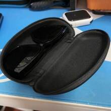 2 Peças Estojo Rígido Portátil de EVA para Proteção de Óculos de Sol com Zíper, Estojo para Óculos, Armazenamento de Óculos de Sol, Pano de Limpeza Suave e Gancho para Mulheres, Acessórios para Óculos, Estojo de Óculos de Sol com Zíper, Bolsa Portátil para Óculos Tanto para Homens quanto para Mulheres