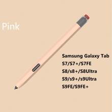 Silicone Stylus Pen Protective Case, Solid Color Design, Compatible With Samsung Galaxy Tab S6 Lite, S7 FE, S8 Ultra, S9 Plus - Nhiều màu - Xem 18
