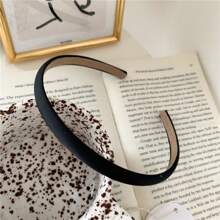 1 件经典丝缎多色头带，简约百搭甜美可爱优雅发饰、发带、发箍头带