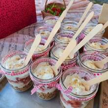 25/50/100 Pcs Wooden Spoons, 5.5 Inch Disposable Wooden Spoons, Tasting Sampling Spoons, Compostable Birchwood Taster Spoons Suitable For Parties, Festivals, Birthdays, Weddings, Camping, Party Supplies, Desserts, Graduation Season, Picnics