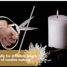 Candle Cotton Wicks 4 Inch 200/100/50pcs Short Candle Making Wicks For Making DIY. - Multicolor - View 1
