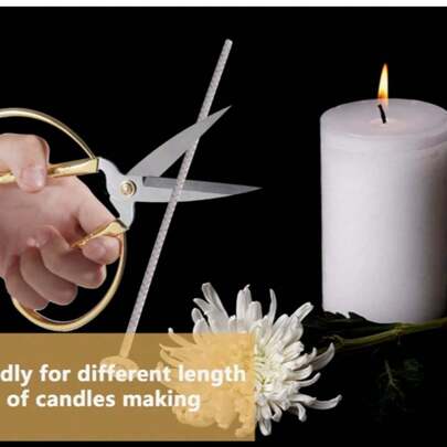 Candle Cotton Wicks 4 Inch 200/100/50pcs Short Candle Making Wicks For Making DIY.