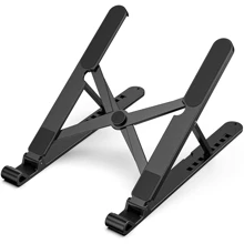 JOMAA Portable Laptop Stand For Desk Ergonomic 8-Levels Adjustable Heights Computer Stand ABS Laptop Riser Holder Compatible With All Laptops And IPad 10-15.6 Inch - Multicolor - View 9