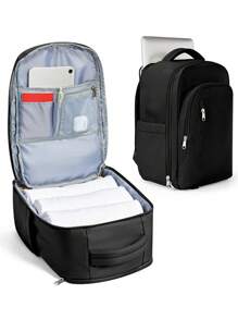 Large Capacity Nylon Carry On Backpack Laptop Travel Backpack, Durable Lightweight Easy To Care Short Trips-Stylish Men Functional Backpack For Business With Comfortable Shoulder Straps For Men Women Students Presents For Men Random Big Bag - Multicolor - View 2