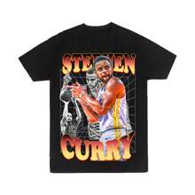Playera Negra Hombre Stephen Curry Casual 100% Algodón - Negro - Ver 3