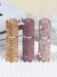 3/1pc Diamond Refillable Perfume Atomizer Bottles,Portable Mini Separate Perfume Bottle,Travel And Outings Spray Boxes Dispensers 10ml