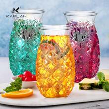 1pc Pineapple Shaped Cocktail Glass, Transparent Glass, Creative Champagne Cup, Water Cup, Juice Cup, Suitable For Bar, Pub, Club, Restaurant, Home, Beverage Container, Wedding Decoration, Christmas Decoration, Birthday Decoration, Birthday Gift, Christmas Tabletop Decor, Christmas, Christmas Decoration, Christmas Gift - Multicolor - View 10