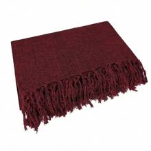 Kit 2 Blankets 2.20X2.90 Meters Luxurious King - Burgundy - View 1