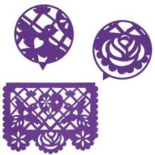 Dos paquetes de decoraciones de banderines de papel con temática mexicana para fiesta, banderines de fiesta con temática mexicana del 5 de mayo, decoraciones de fiesta de carnaval de boda, decoraciones de fiesta con temática mexicana del 5 de mayo, suministros de fiesta de cumpleaños mexicana. - Multicolor - Ver 5