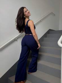 Women Pants - Xanh đậm - Xem 1