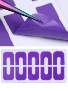 50/30/10 Pcs U-Shaped Nail Polish Protector Stickers, One-Time Nail Polish Anti-Overflow Stickers, Nail Art Stickers For Prevent Nail Polish Overflow, Nail Polish Spray Painting Tools,Nail Supplies,Nail Tools,Nail Art Tools,Back To School,Nails,Nail Tools For Press On Nails - Multicolor - View 3