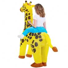 Inflatable Costume Adult,Ride On Giraffe Costume Adult Inflatable Halloween Costume Women Adult Size,Blow Up Costumes For Adult Halloween Costumes Party