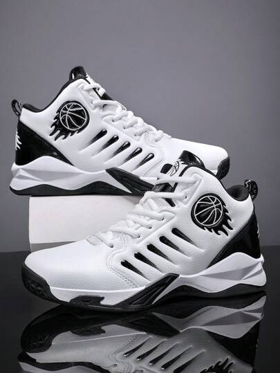 New Men Basketball Shoes, Shock Absorbing Performance Sneakers, Professional Anti-Slip Training Sports Shoes