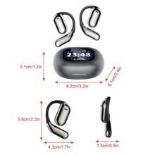 Vylaras Ai Translator Earbuds, Ai Headphones Wireless Bluetooth Language Translation Ear Buds Real Time,Ai-Powered Over-Ear Translating Earphones 144 Languages & Accents Translate Earphones - Silver - View 7