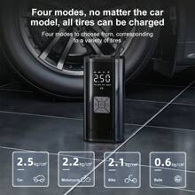 100W 150PSI Wireless/Wired Portable Air Compressor, 4500mAh With Digital LED Display Car Tire Inflator Pump, Suitable For Cars, Bicycles, Motorcycles, Balls