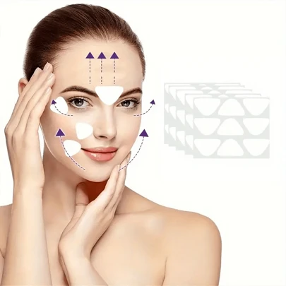 90pcs Silicone Anti-Wrinkle Patches, Suitable For Forehead And Smile Lines, Fragrance-Free, Alcohol-Free, No Power Or Battery Required, Skincare Solution