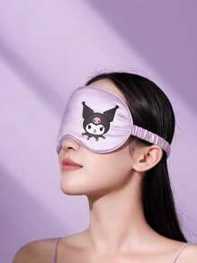Sanrio Purple Kuromi Silk Breathable Cool And Skin-Friendly Improve Sleeping Mask For Women, Cute Pink My Melody Home Bedroom And Office Rest Lightproof Eye Masks, Cinnamoroll Summer Vacation Cruise And Car Travel Essentials Eye Cover Accessories, Airport Airplane Must Haves Eye Patches, Pompompurin Stuff, Bachelorette Party And Bridesmaid Proposal Gifts, Sanrio Authorized Items.