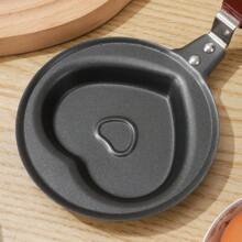 1 pieza Sartén antiadherente con forma de animal de 4"/ 5", sartén creativa para freír el desayuno para uso doméstico, con formas de tigre, oso, panda, cara sonriente y corazón