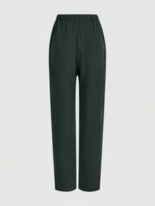 cimmuovere 女士护理/护理手术裤，舒适纯色简约多口袋手术裤