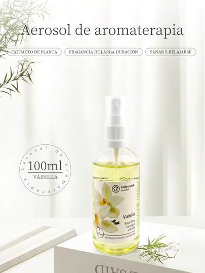 Aerosol aromatizante para ropa y ambiente de 100ml con fragancia fresca floral y afrutada, aromaterapia duradera, difusor de aire para el hogar, regalo y decoración para el hogar.