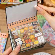 48 Sheets Japanese Style Decoration Sticker Book For Scrapbooking - Multicolor - View 5