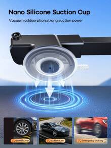 Remax, IPad Mini Car Mount, [360° Rotatable& Firmly Grip & Never Fall Off] Air Vent Tablet Mount For Car, Z Fold Car Mount For IPad Pro Air Mini Z Fold, Multiple Functional Car Mount For Phones And Tablets, Car Accessory, Travel Must Have - màu đen - Xem 6