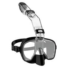 Half Face Snorkel Mask - Foldable, Dry Type, Multifunctional Snorkel Mask With 180° Panoramic View, Anti-Fog & Leak-Proof, Suitable For Adults With Camera Mount Diving Equipment, Beach Essentials, Beach Accessories, Pool Float - Black - View 11