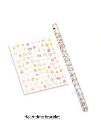 O Novo Bracelete de Mulheres Série Marinha de Animal Borboleta de Módulo Elástico de Aço Inoxidável Estilo Italiano, Pode Ser Livremente Combinado com Bracelete de Moda Adequado para Uso Diário (Pode Ser Combinado de Acordo com o Próprio Gosto)