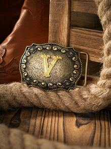 1 件西式锌合金字母形皮带扣，适合所有季节夏季、学校秋冬配饰万圣节服装，适合青少年、青年、男士、休闲、户外、运动、度假、毕业礼物、生日、日常穿着 - 如圖 - 查看 21