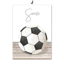 1pc Wall Arts Posters Optional Frame Modern Frameless Football Basketball Baseball Golf Sport Wall Art Canvas Painting Poster Pictures Room Decor Teen Room Decoration - Multicolor - View 47