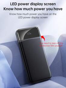 1 10000/20000/30000mAh Large Capacity Portable Power Bank, 22.5W Fast Charging, LED Power Display, Built-In Emergency Light, Type-C/Micro/USB Interface, Suitable For Charging Mobile Phones And Other Electronic Products, Portable Emergency Power Bank - Multicolor - View 9