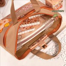 Oxford Cloth Tutoring Handbag, Unisex Travel Document & Assignment Storage Carrying Bag