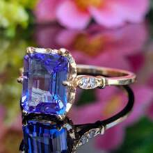 Luxury Elegant Engagement Ring,Unique Rings Jewelry For Women Bridal Ring Anniversary Gift For Her(Without Box)