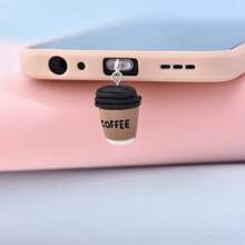 白胡子与咖啡杯手机防尘塞挂件 Type-C充电口防尘盖 情侣礼物 - 彩色 - 查看 9