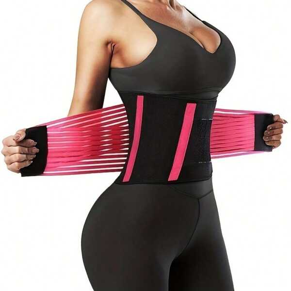 1 pieza Adelgaza y tonifica tu cintura instantáneamente con un cinturón moldeador de mujer. Cinturón de ejercicio apto para entrenamiento, hogar, deportes y caminar