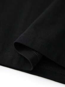 Women Tank Top, Sleeveless Tops Crew Neck Solid Slim Fit Summer Clubwear For Daily - Black - View 10