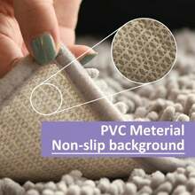 Bộ 3 thảm phòng tắm, thảm nhà vệ sinh bằng vải nhung siêu mềm, thấm hút tốt, thảm nhà vệ sinh dày, thảm nhà vệ sinh bằng vải nhung chống trượt cho phòng tắm, phòng ngủ, nhà bếp (màu hồng, vàng, xám, xám đậm, 32 'x20' + 24'x16' + hình chữ U 20 'x16') Trang trí nhà bếp phòng tắm trở lại trường mùa thu - Xám - Xem 6