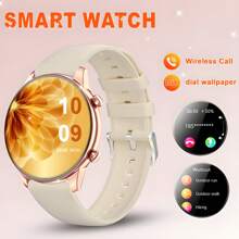 Hot New 1pc Unisex Silicone Smart Watch Band, Capable Of Dial/Answer Calls, Step Counting, Calorie Tracking, Multi-Sport Modes, Alarm, Incoming Call & Message Reminder, 1.5" Full Circle Touch Screen, Compatible With Android & IOS