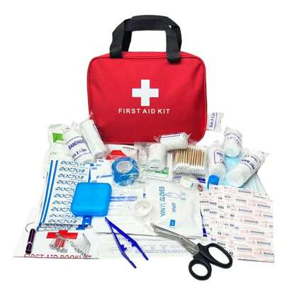 大号空急救箱/大号急救箱/小号急救箱，汽车、药房、学生医疗包，便携式旅行应急包，居家户外必备，适合圣诞节、新年礼物应急包