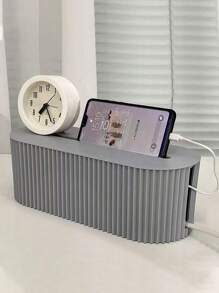 1 Stück Kabelmanagementbox für den Schreibtisch, großer Kabel-Organizer für Steckdosenleisten, Ladegeräte, Adapter, Kabelabdeckung für den Schreibtisch