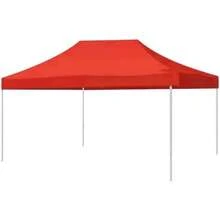 Carpa 2x3 Roja Toldo Reforzado Plegable Eventos Jardin Impermeable Aire Libre - por defecto - Ver 2