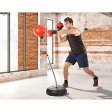 Punching Bag With Stand, Boxing Bag Teens & Adults - Height Adjustable - Speed Bag Training, Boxing Equipment, Stress Relief & Fitness - 成人 - 查看 7
