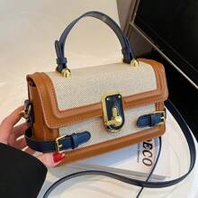 High-End Small Bag Women's Bag 2025 New Fashion Summer Crossbody Bag Internet Celebrity Popular Versatile Hand-Held Small Square Bag, Bags Ladies Elegant