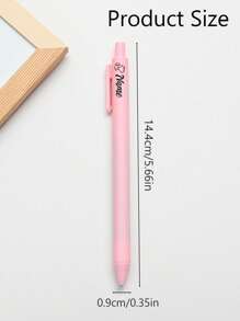 LICVIC 1/2/5/10/20支装定制刻字彩色圆珠笔，个性化儿童姓名圆珠笔，定制中性笔，教师用笔，现代可爱，适合生日礼物、教师节礼物、毕业礼物、返校用品、日常上学、办公用品，送给男士/女士、孩子、朋友、学生、员工、老师、同事的创意礼物，书写舒适，多功能，圣诞礼物 - 風格A - 查看 3