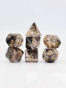 7-Piece Set Running Group Dice Game 20-Sided Dice Numbers Home Dice Sieve Board Game Accessories Highly Attractive Level Advanced Sense Of Atmosphere Multi-Sided Dice - Multicolor - View 11