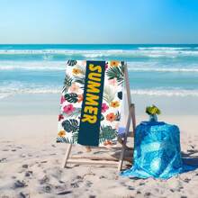 Beach Towel, Terry Cloth Bath Towel, Absorbing Swim & Bath Robe, Sports & Summer Towel