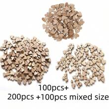 Pack Of 100 Wooden Hearts, 12 Mm Wooden Hearts, Wooden Hearts For Labeling, Wooden Hearts, Small Decoration, Wedding Decoration, Confetti Decoration For Birthday, DIY, Craft, Table,Christmas