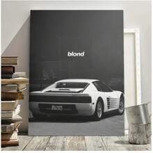 1 Pc Wall Arts Canvas Poster Blond Frank Music Ocean Poster Music Poster Movie Poster Art Poster An Ideal Gift That Brings Joy To The Heart Canvas Painting Decoration Decor For Home Gifts, Living Room, Bathroom, Bedroom,Kitchen (No Frame)